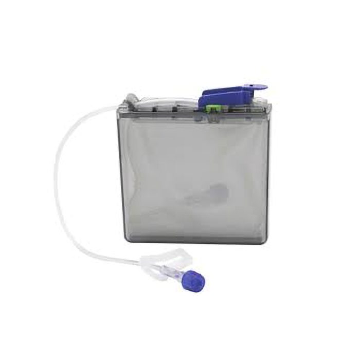 CADD 50ml Reservoirs with Flow Stop, Clamp, Female Luer and Non-Vented Cap12/bx