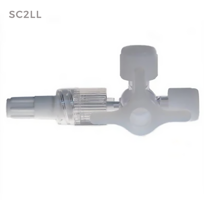 1-Way Stopcock with Luer Lock. 10/pk - Image 3