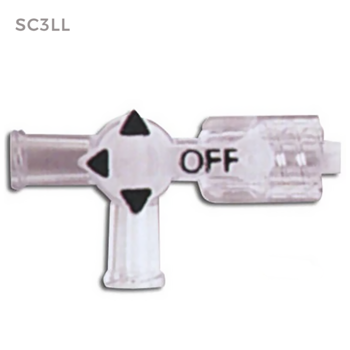1-Way Stopcock with Luer Lock. 10/pk - Image 4